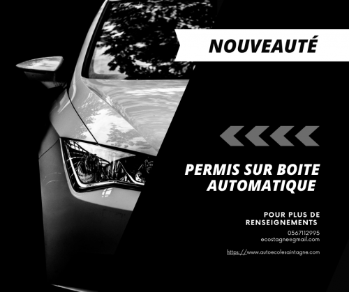Permis B Boite automatique